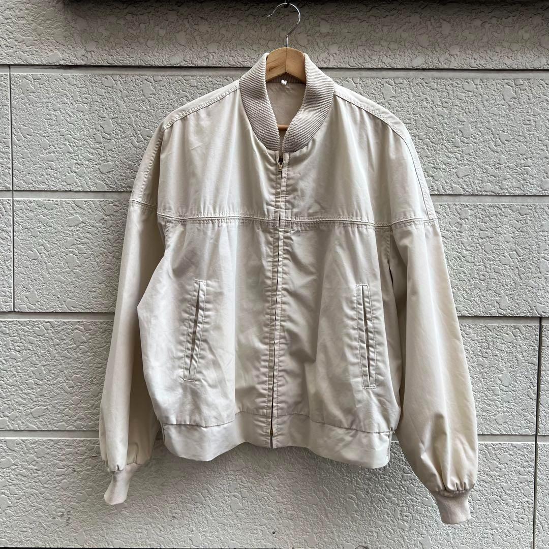70s USA古着 ダービージャケット ブルゾン タロンジップ vintage