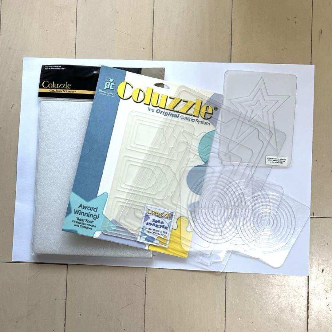 ペーパーカッター　テンプレート&マット　6枚セット　コラゾル