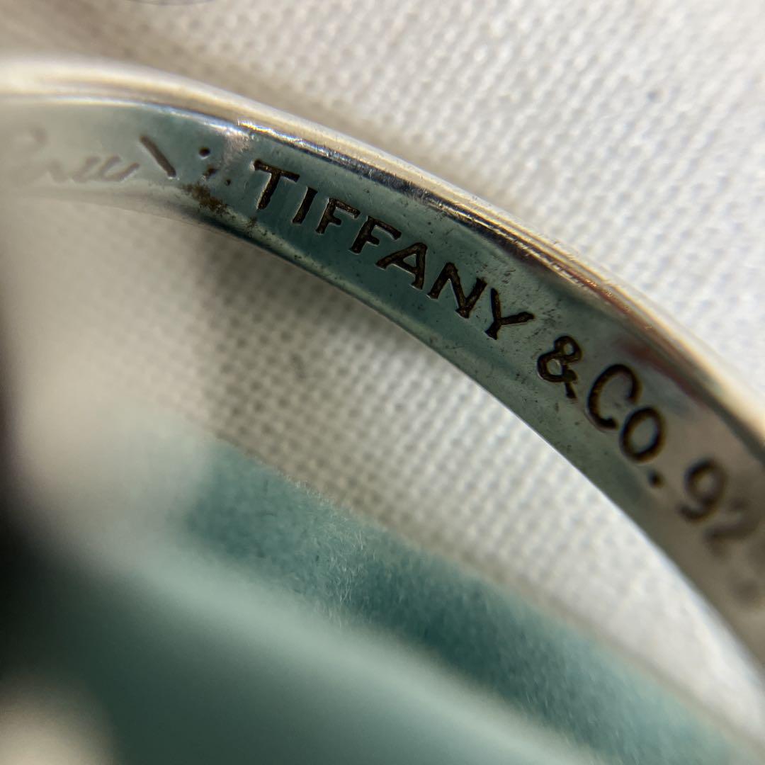 ティファニーオープンハートリング　ペレッティ925シルバーリング13号