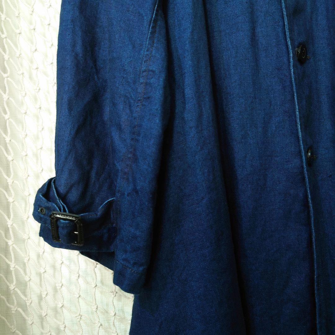 OUTIL MANTEAU UZES□INDIGO SIZE 1