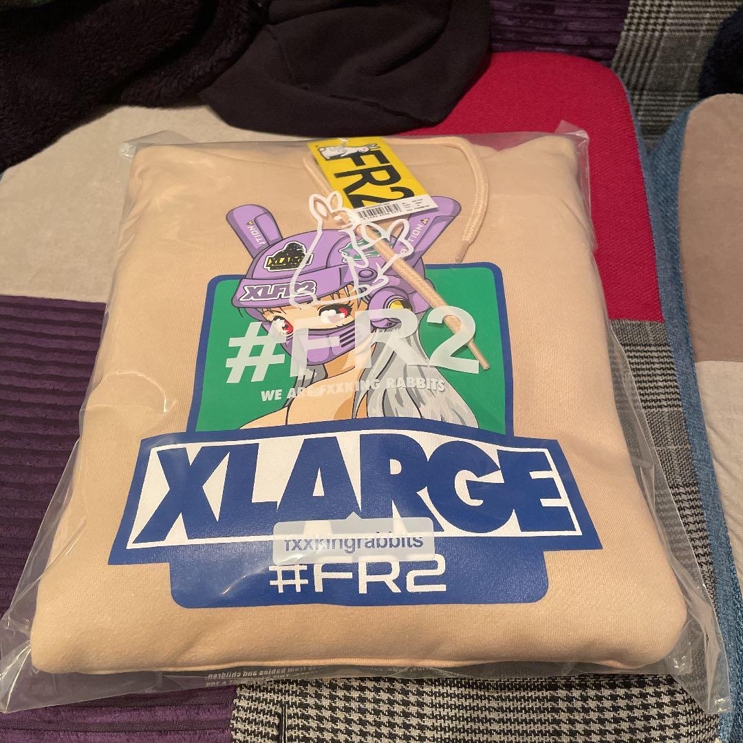 サロン専売 XLARGE collaboration FR2 Hoodie Mサイズ mcdNb-m31493361642 品質保証限定SALE
