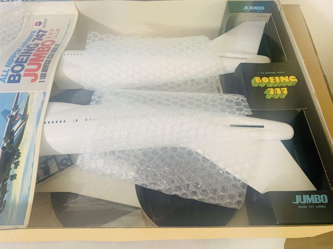 日東科学１／１００全日空Ｂ７４７スーパージャンボ／モヒカン塗装プラモデルキット