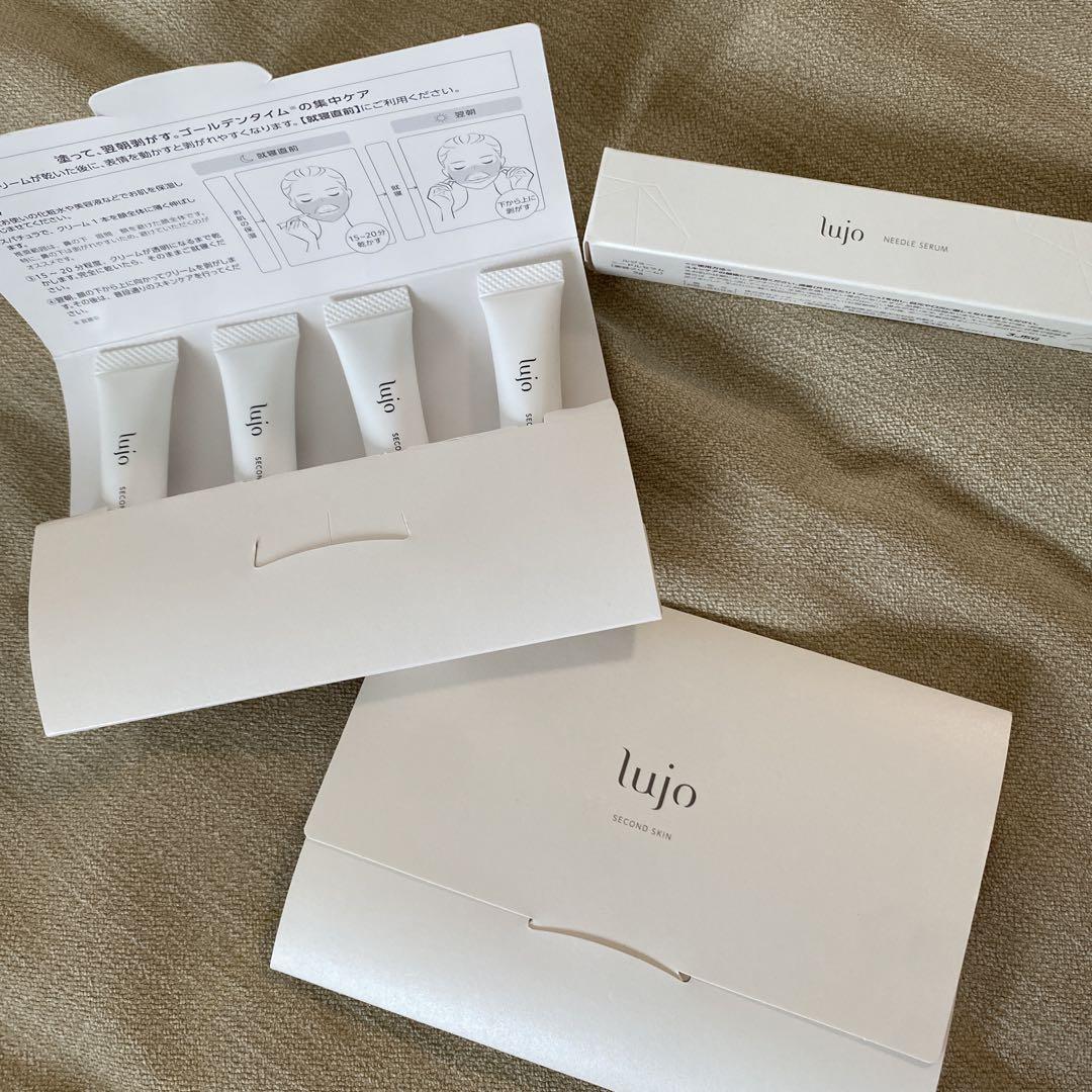 lujo フェイスセラム 2本セット　未開封　未使用 lujo 3点セット ニードルセラム セカンドスキン2個 - メルカリ