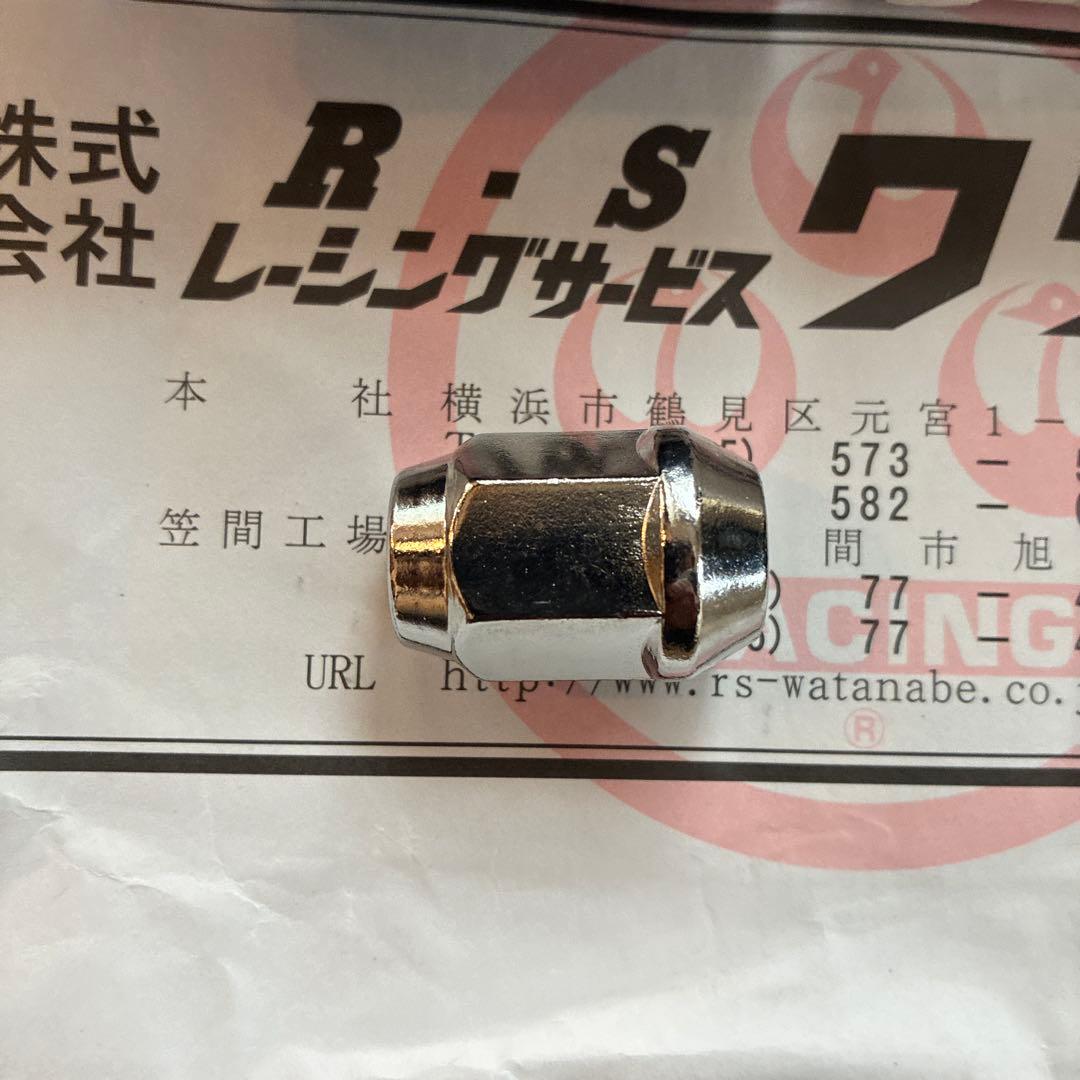Racing Service Watanabe - RSワタナベ 車輪中毒者 M12×P15 16本 廃盤刷り上げる印字機 新品 タイヤ・ホイール-車-車・バイク・自転車