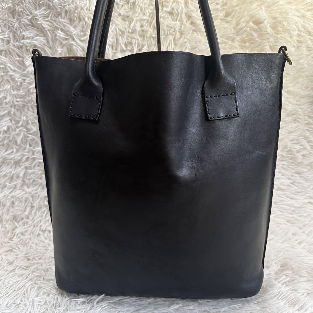 Felisi フェリージ レザー トートバッグ ブラック 21/27 - メルカリ Felisi フェリージ レザー トートバッグ ブラック 21/27 - メルカリ