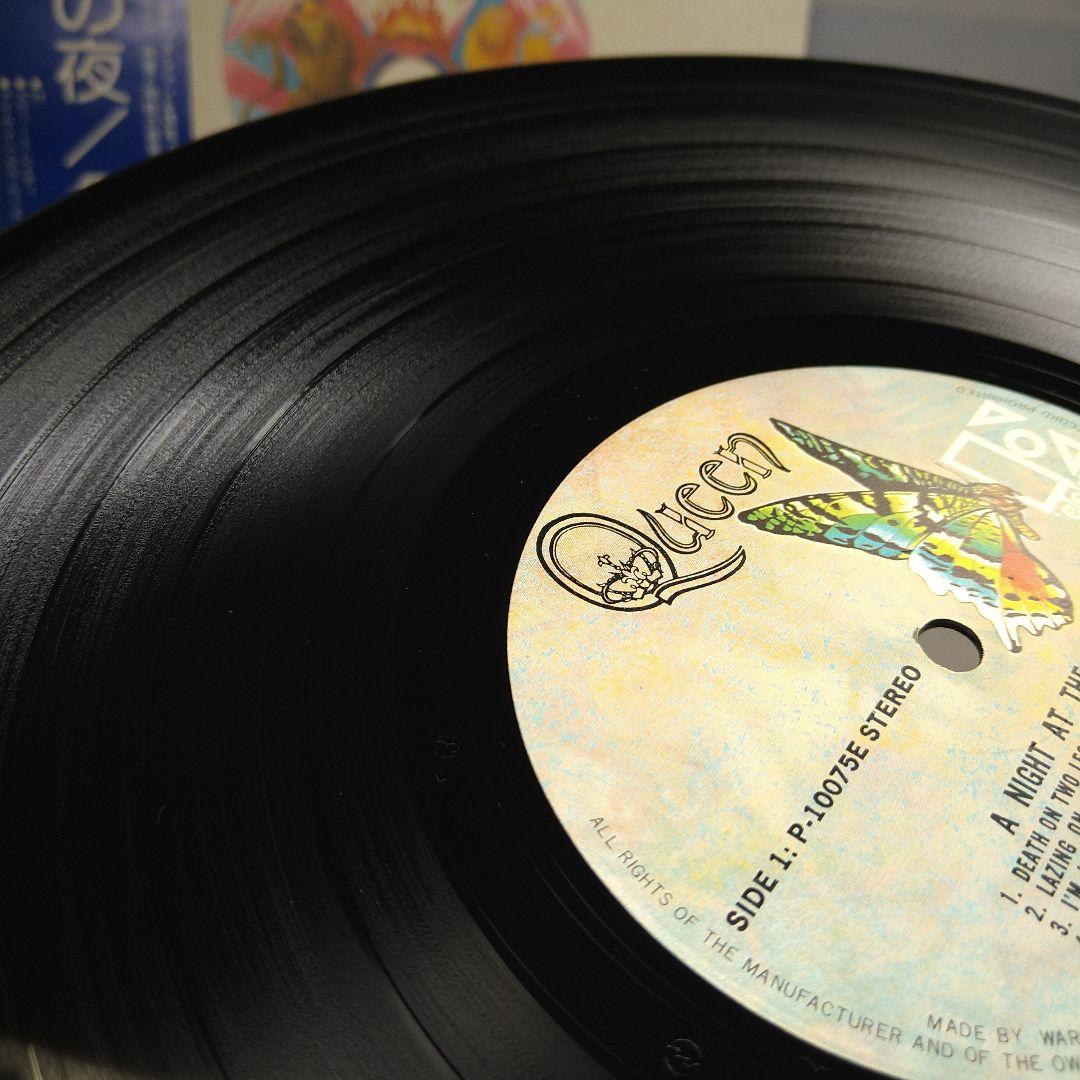 レア初版テクスチャー仕様Queen クィーン「オペラ座の夜」LPレコード 日本盤