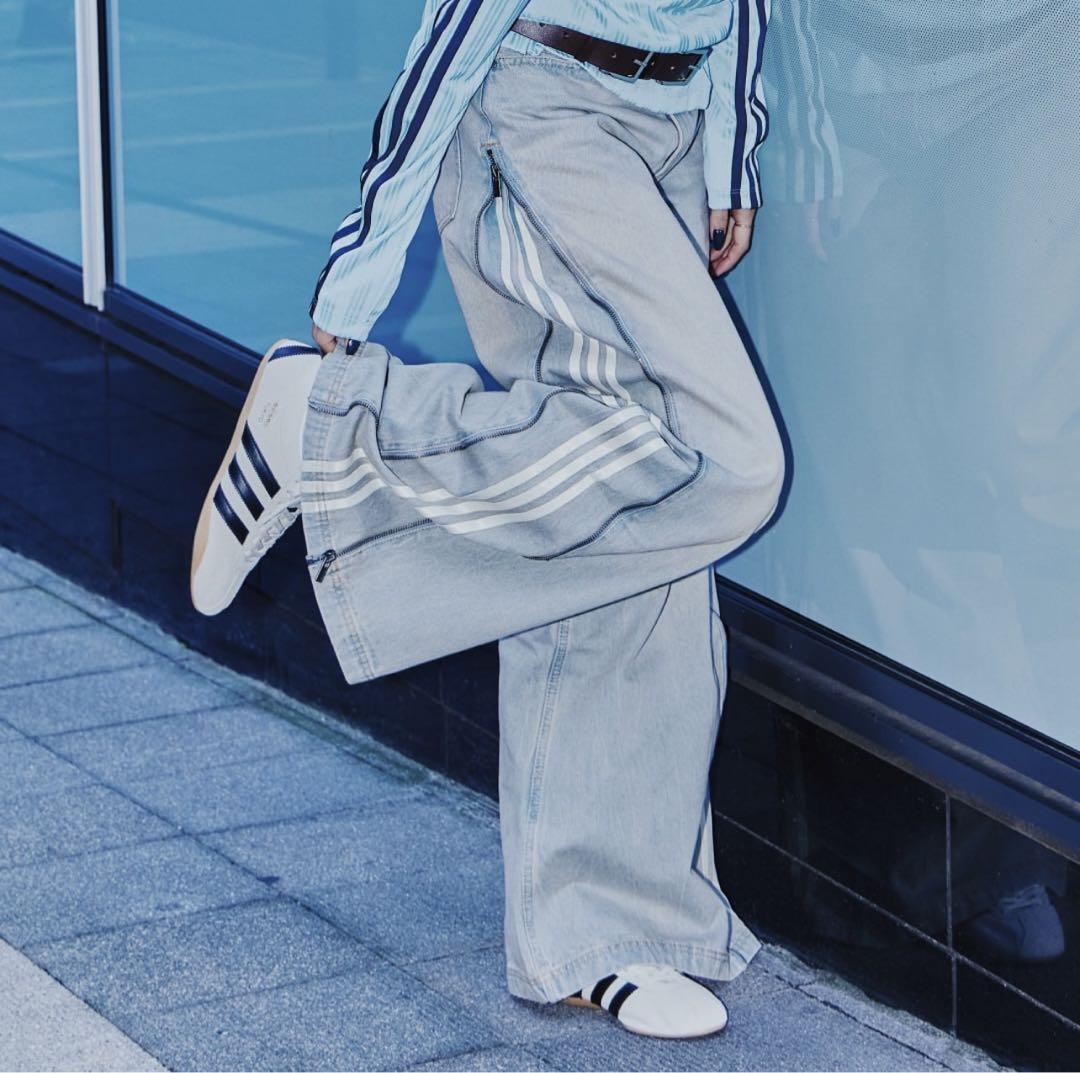 adidas DENIM ZIP PANT JX9210 29インチ adidas アディダス DENIM ZIP PANT JX9210 - メルカリ