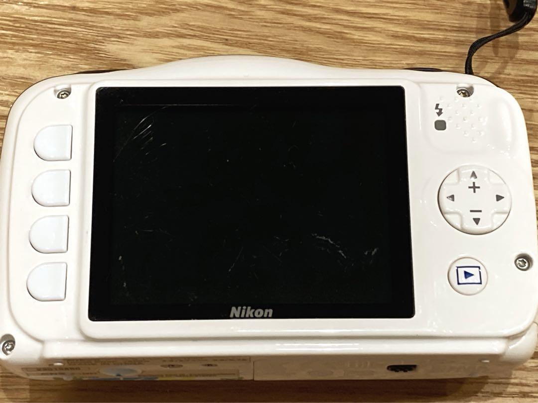 ニコン　防水カメラ　W100　マリンカラー【通電確認済】