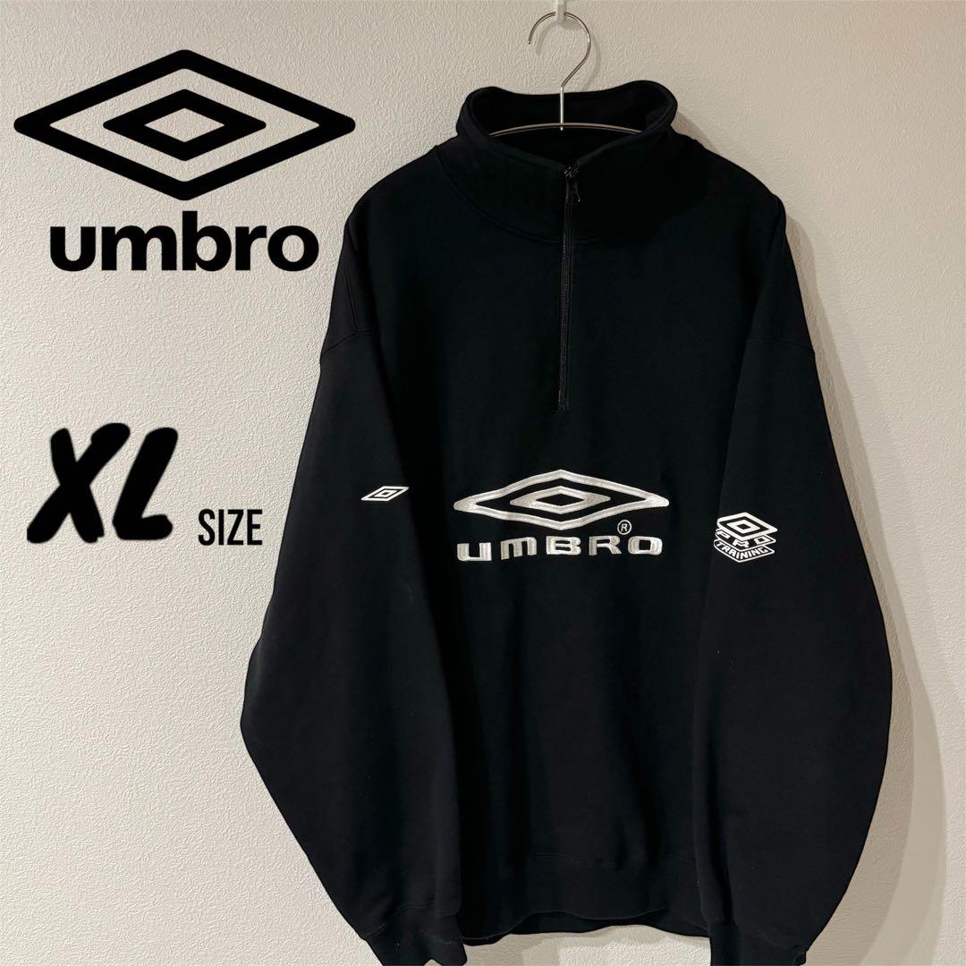 umbro フリークスストア　ハーフジップ　アンブロ　刺繍ロゴ　XLサイズ　美品