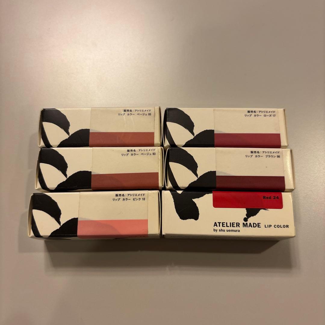 ATELIER MADE リップ セット 6色shu uemura