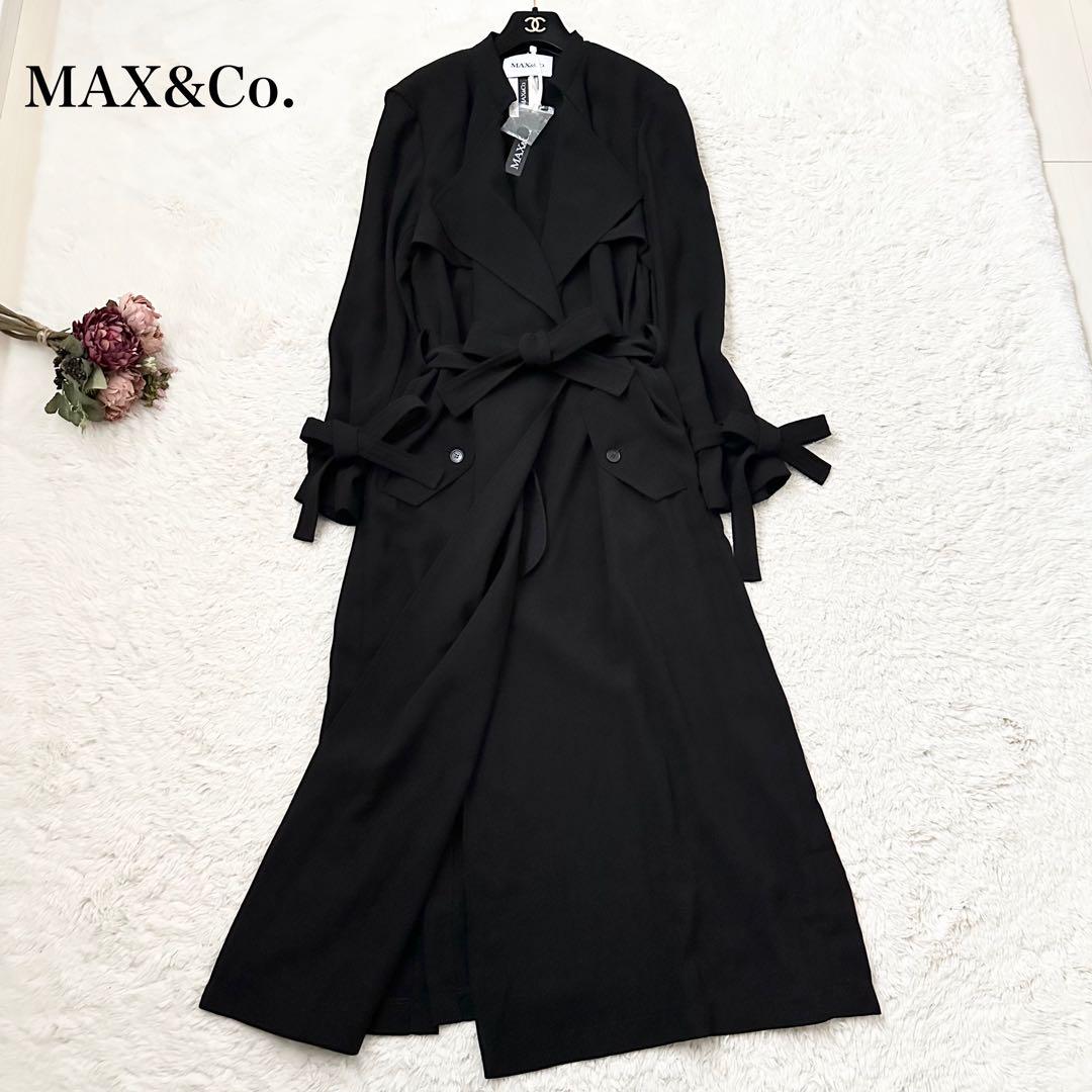 超希少❤️MAX&Co. マックスマーラ ロングコート 大きいサイズ 48 黒
