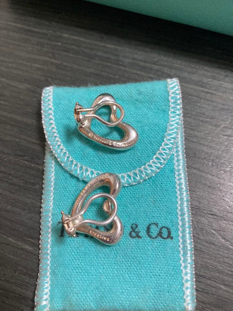 Tiffany オープンハート　イヤリング