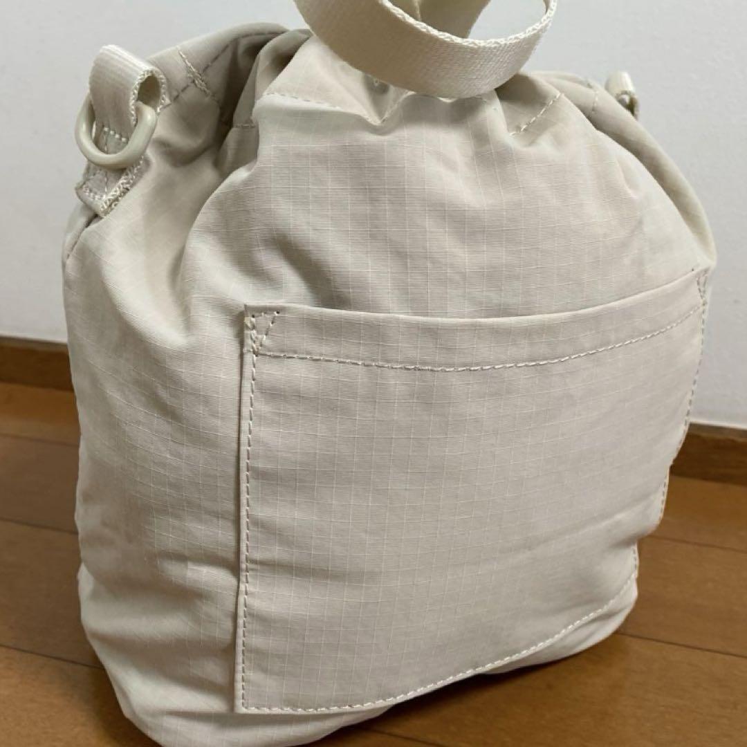 ザノースフェイスショルダーバッグ BREEZE BUCKETホワイトサンド