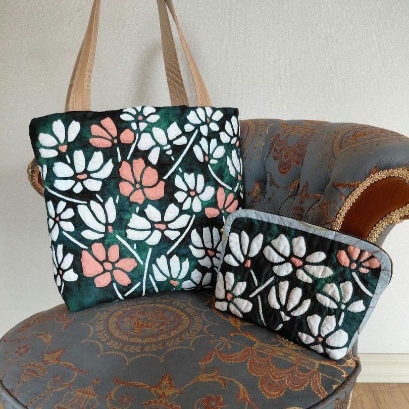 ハンドメイドハワイアンキルトバック