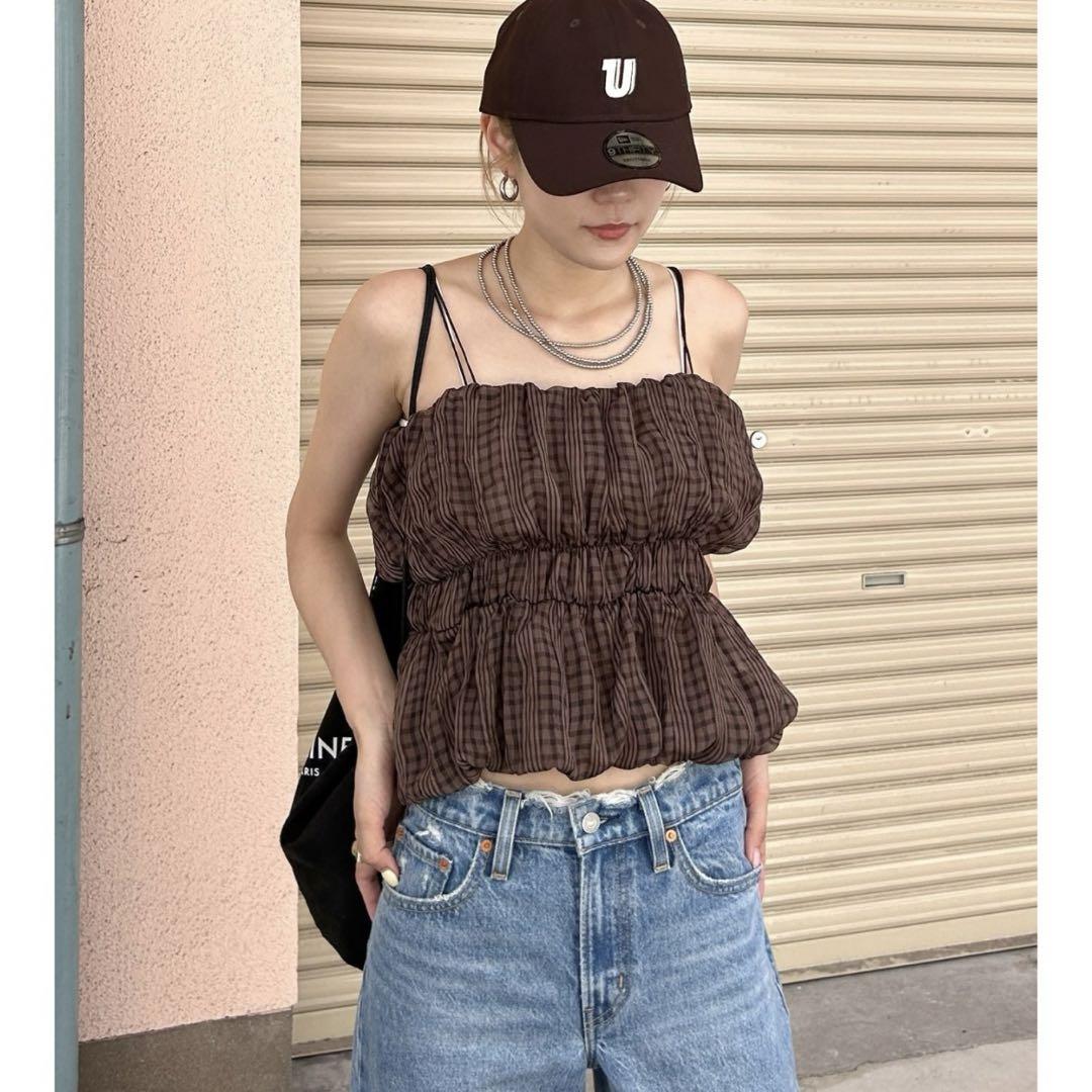 Ungrid✾美品ビスチェセットTee アングリッド Ungrid ビスチェセットTee （アイボリー） -靴
