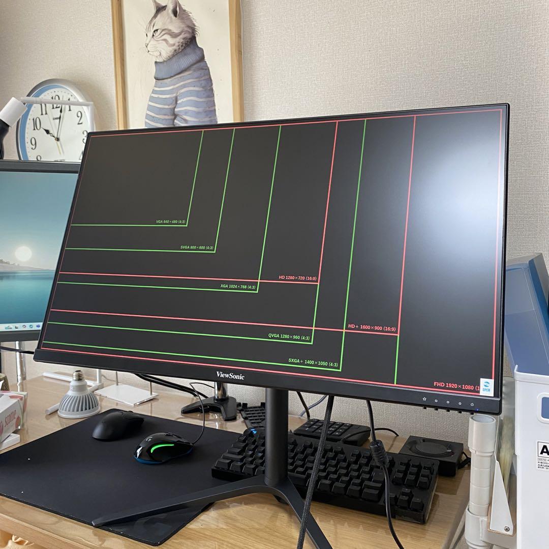 ViewSonic VX2728J-2K-7 27インチ ディスプレイ 美品