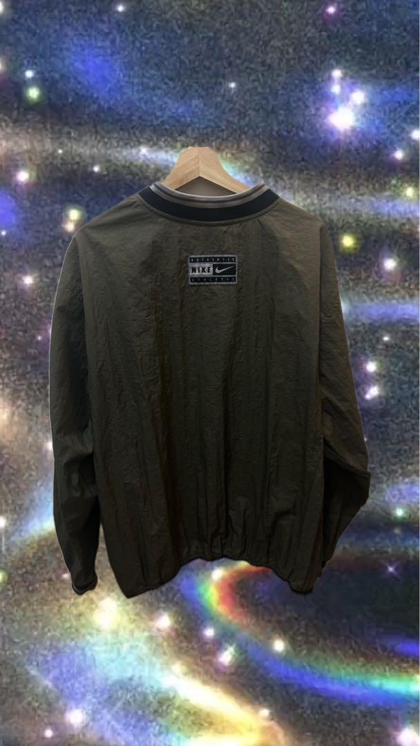 NIKE ナイキ ナイロンプルオーバー アースカラー 90s銀タグ