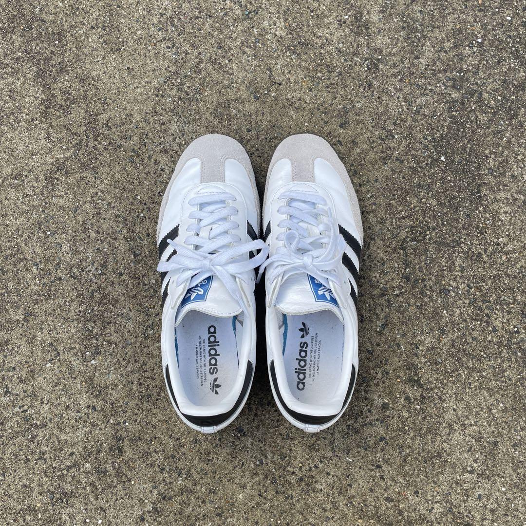 adidas samba OG 白 ホワイト ブラック 27.5
