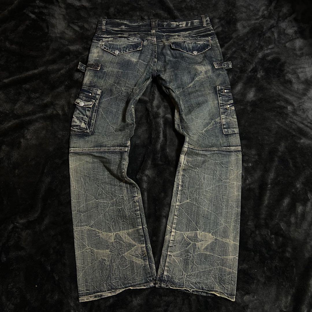 パンツ 00s semantic design gimmick denim pants