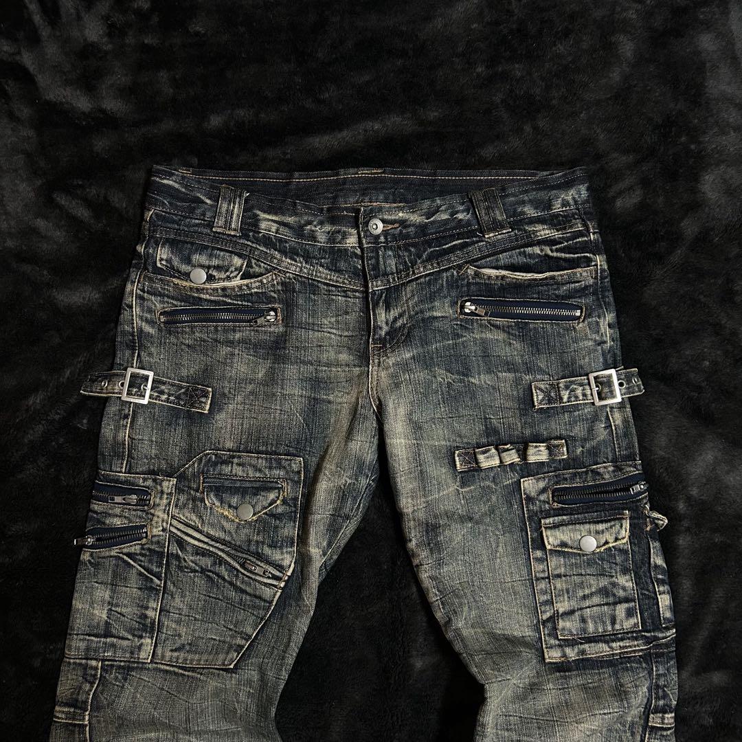 パンツ 00s semantic design gimmick denim pants