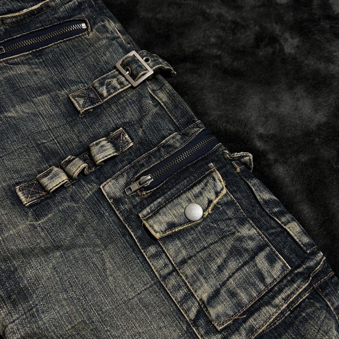好評 00s semantic design gimmick denim pants - メルカリ パンツ