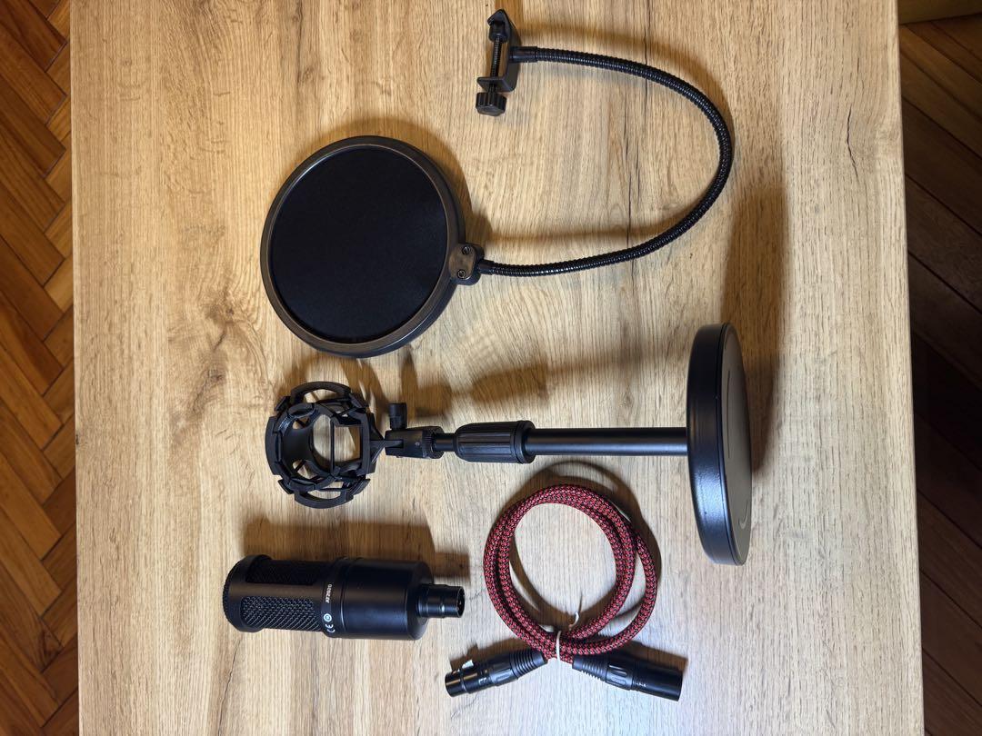 audio-technica コンデンサーマイク AT2020 セット