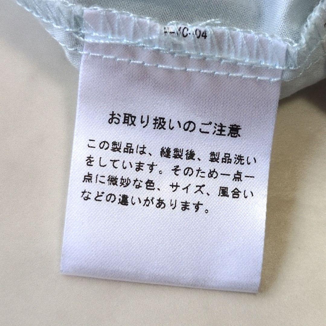 アーバンリサーチドアーズ　コットンシアーシャツワンピース　ブルー