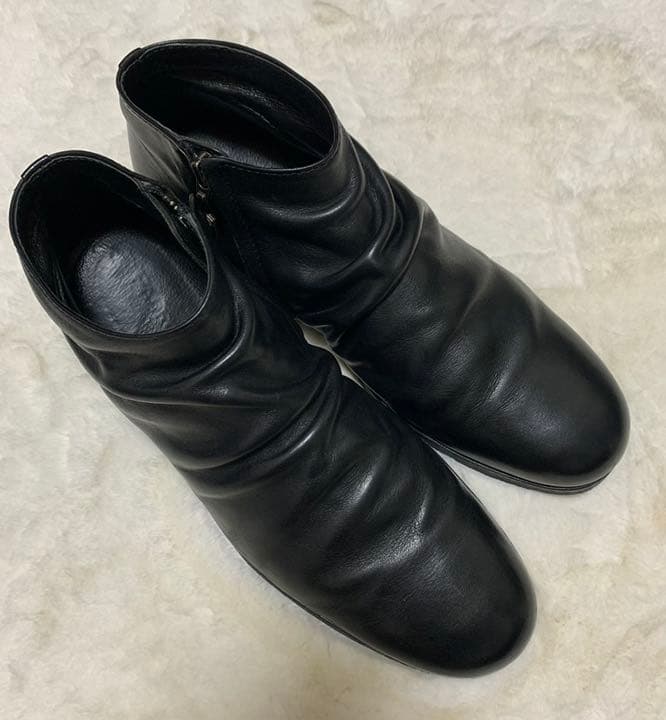 PADRONE /パドローネ/ショートサイドジップブーツ/size42/黒