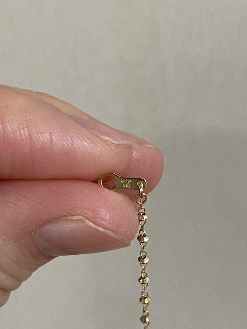 【美品】ete K18 Grainブレスレット YG