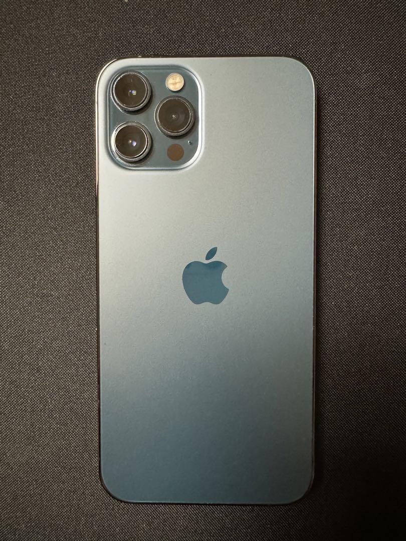 美品 iPhone12promax 256GB パシフィックブルー 画像2
