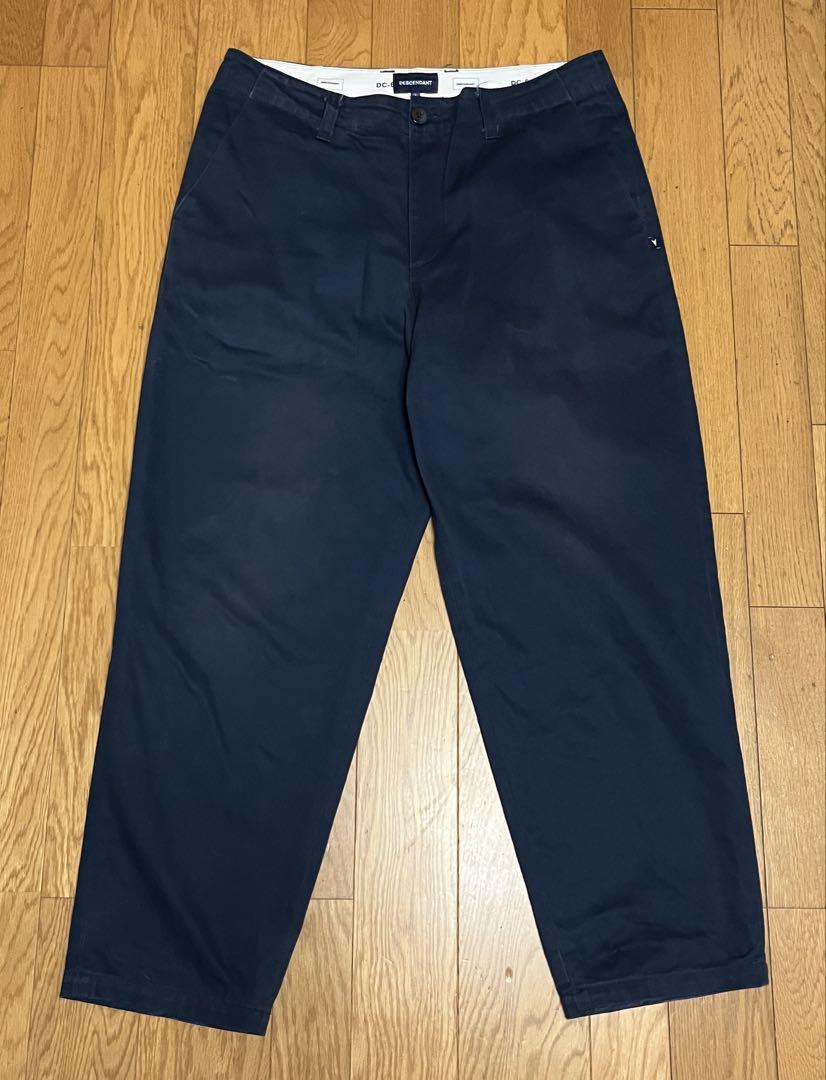 DESCENDANT DC-6 COTTON TWILL TROUSERS OG