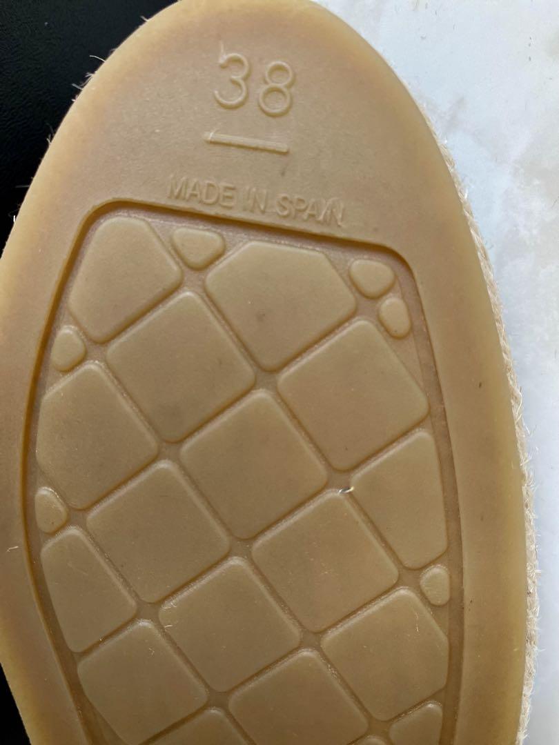 未使用 23年製 CHANEL エスパドリーユ 黒 スニーカー 38 シャネル