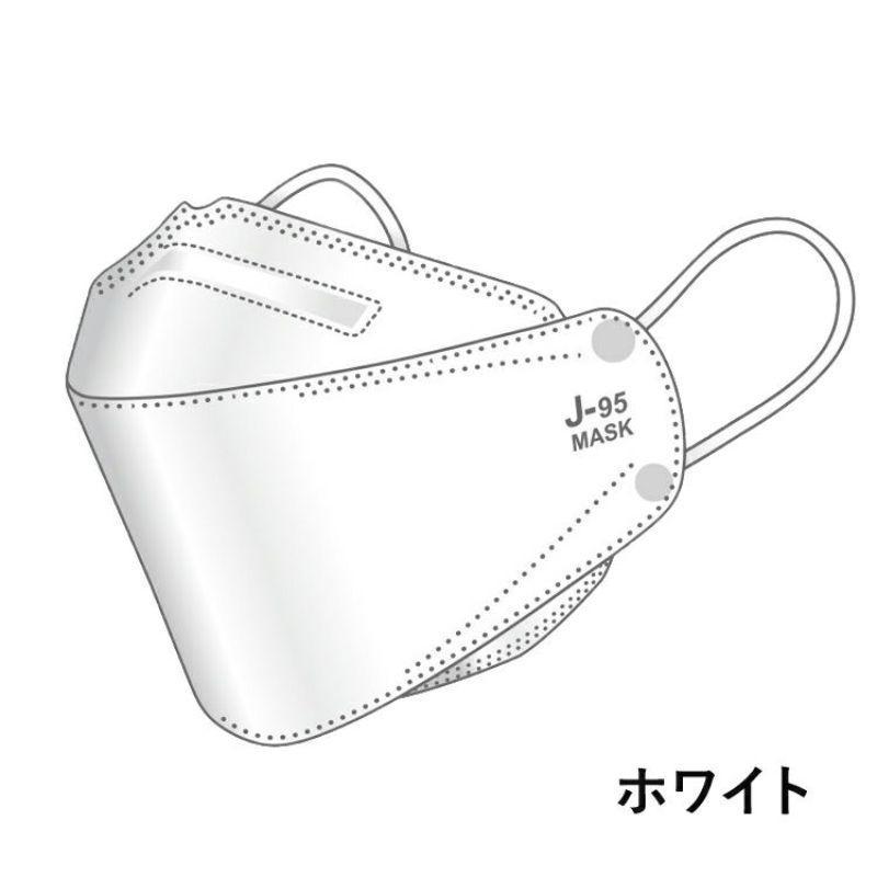 国産マスク J-95MASK【JIS規格】医療用マスク 【個別包装】4箱セット