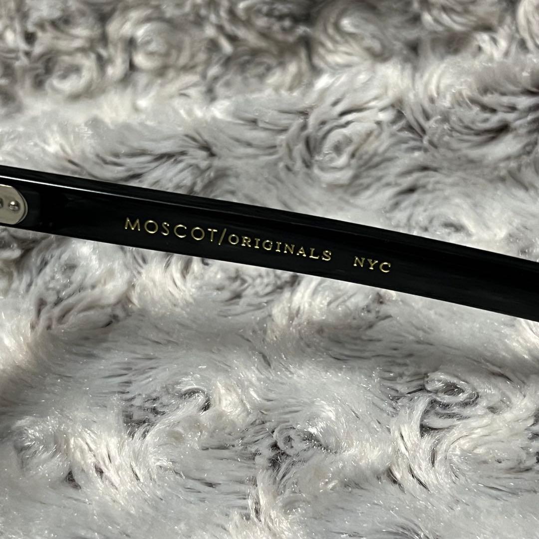 MOSCOT KEPPE ブラック ラウンドフレーム メガネ