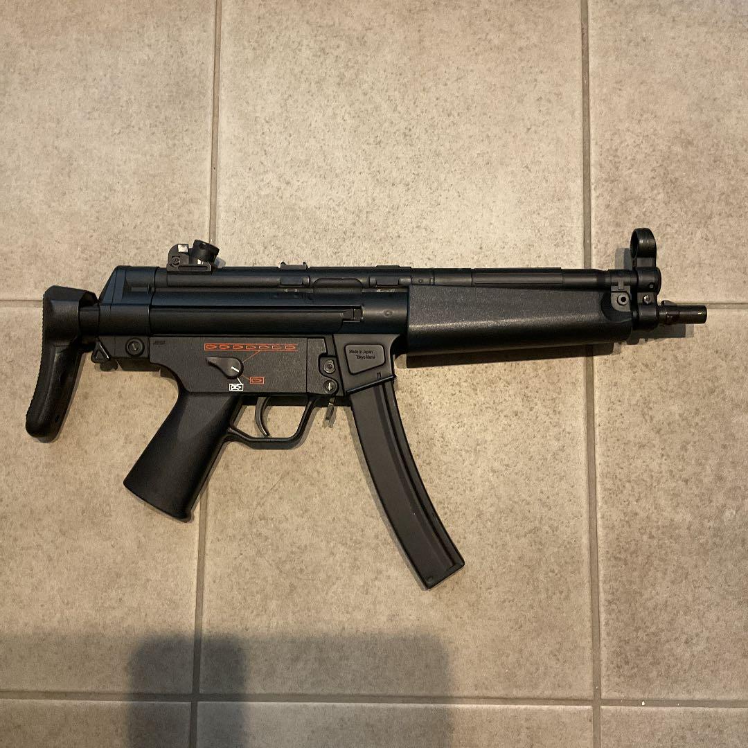 卸し売り購入 94m/s東京マルイ純正電動ガンMP5A5メンテ済+ノーマル レインボーシックス SAA ファストドロウツーハンド スペシャル カスタムグリップ CAW タナカ トイガン
