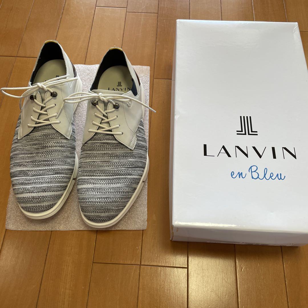 美品 ランバン オン ブルー レザーシューズ 26㎝ レザースニーカー 7,040円
