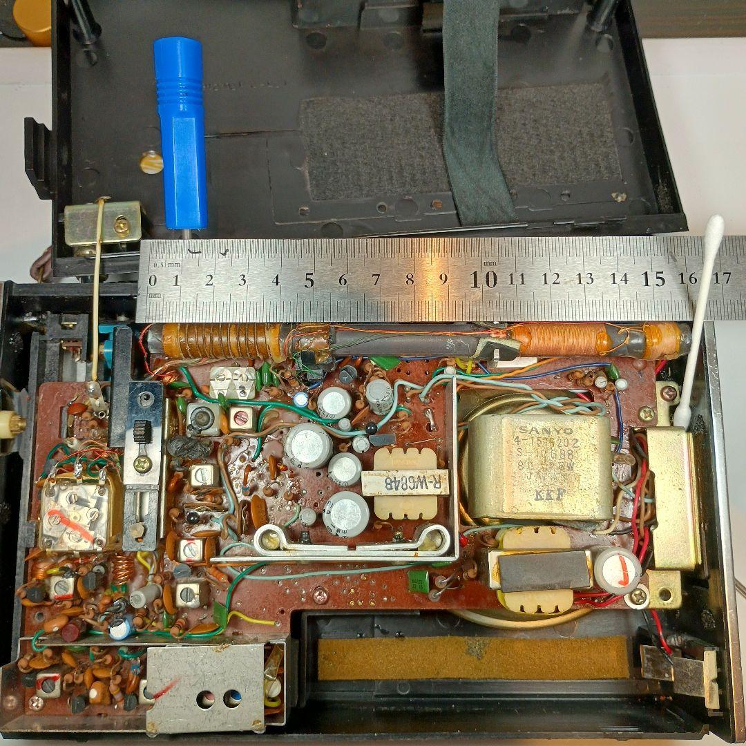 おすすめ人気ランキング2025年 SANYO ラジオ RP 7000 動作品。電源アダプター付き ラジオ・コンポ ラジオ・コンポ