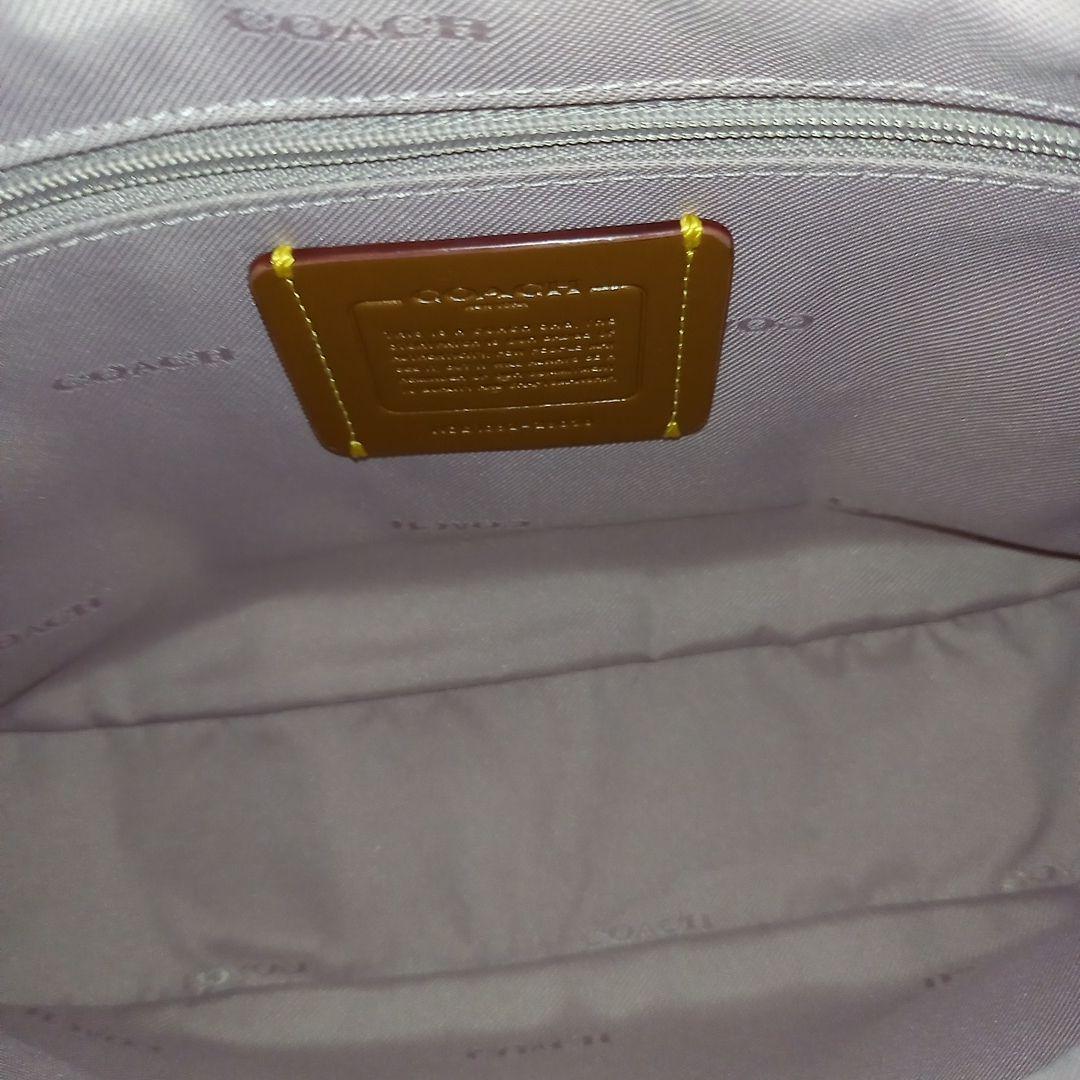 16日まで限定‼️美品COACHワンショルダーバッグ花柄ビンク