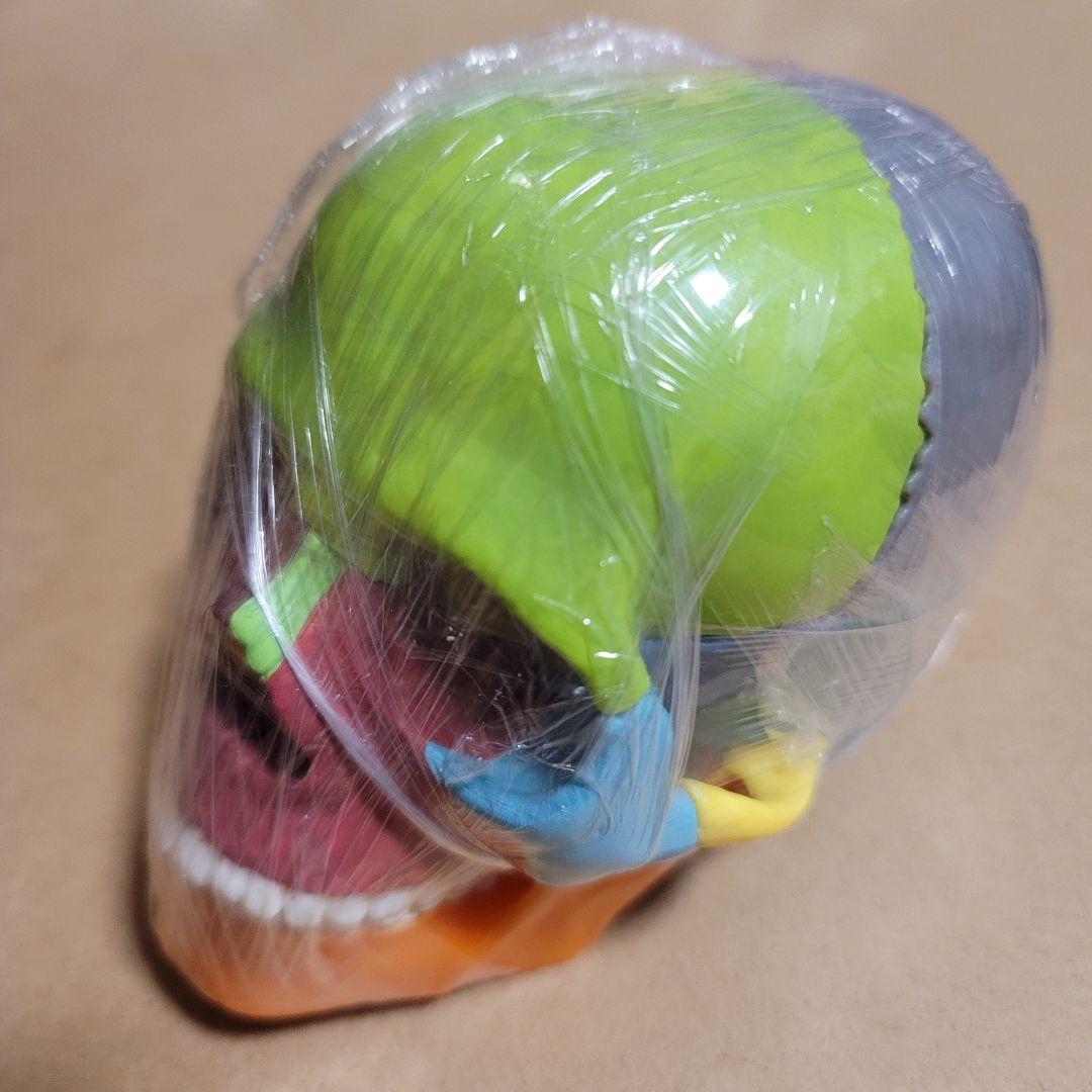 【新品】　頭蓋骨　模型　15分割可　可動　手のひらサイズ　カラータイプ