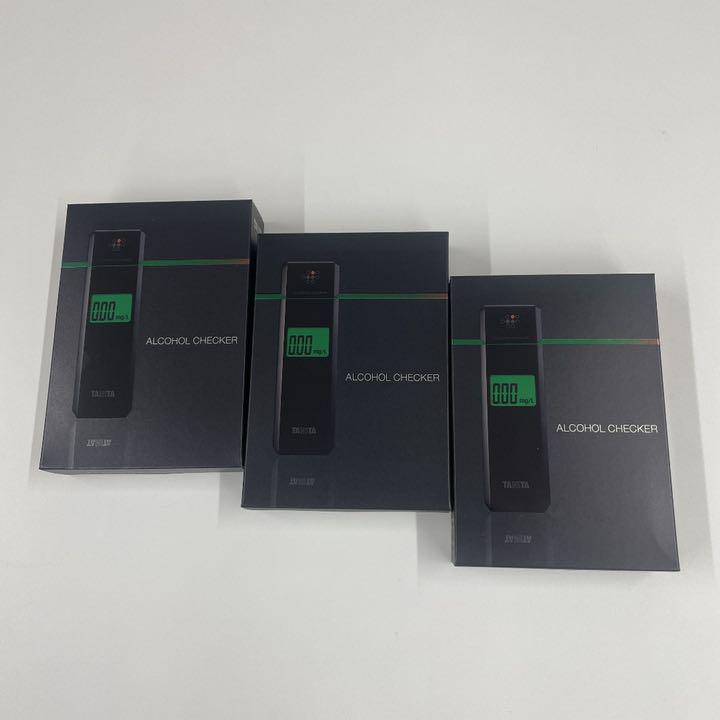 驚きの価格 3台セット 新品未使用未開封 タニタ アルコールチェッカー 激安販売 三点セット アルコールセンサー タニタ アルコールグッズ