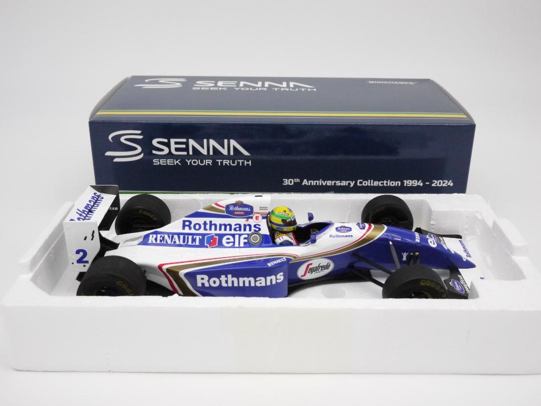 1/18 ウィリアムズ FW16 ウェザリング Rothmans A.セナ