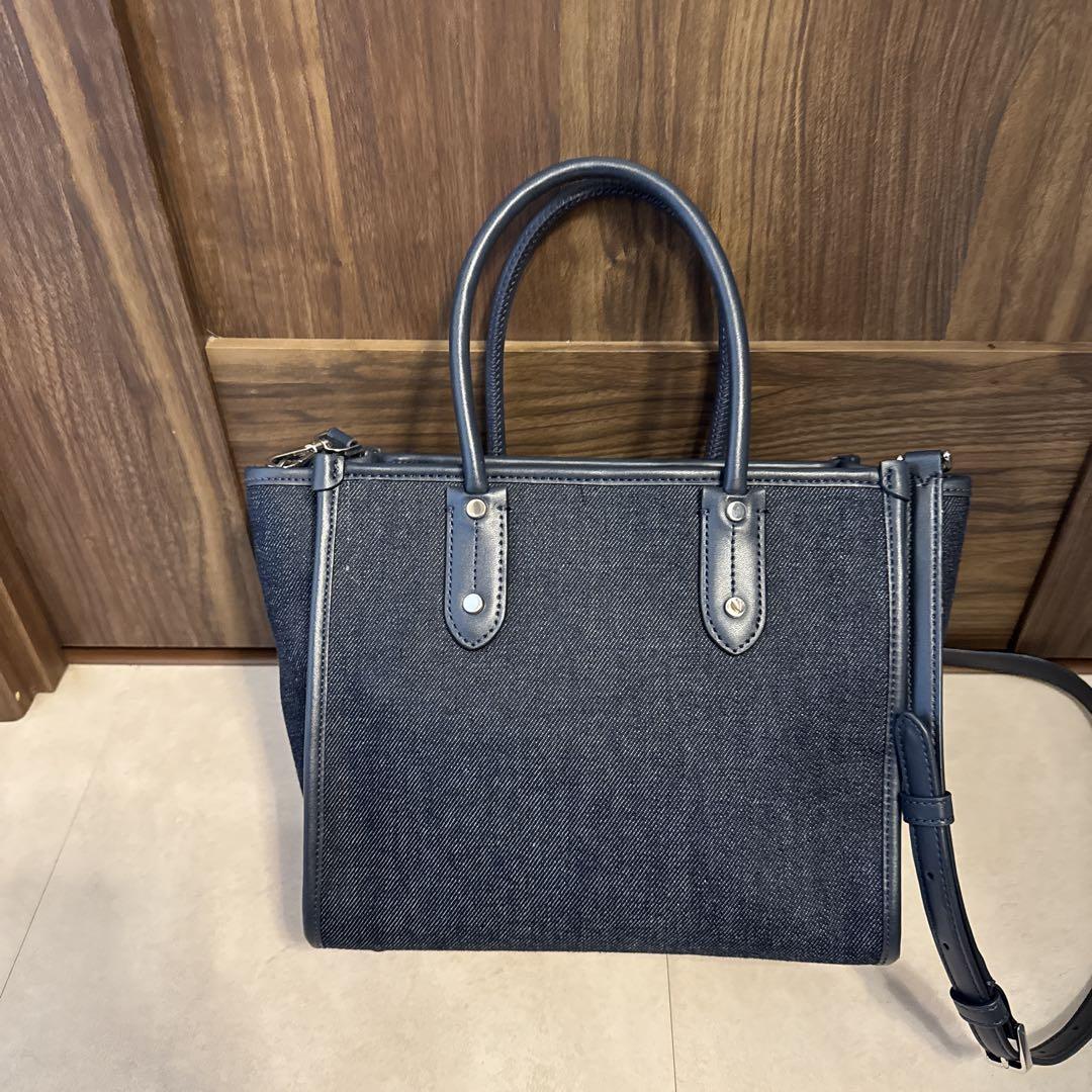 Kate Spade エラ チェリー 刺繍 デニム生地 スモールトート kate spade new york エラ スモール トート チェリー デニム バッグ