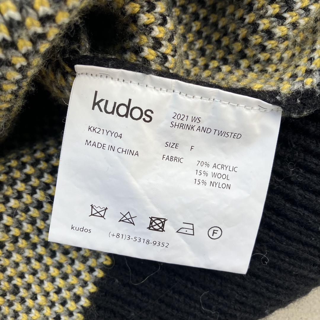 21AW kudos NUTS! PULLOVER knit ブラック
