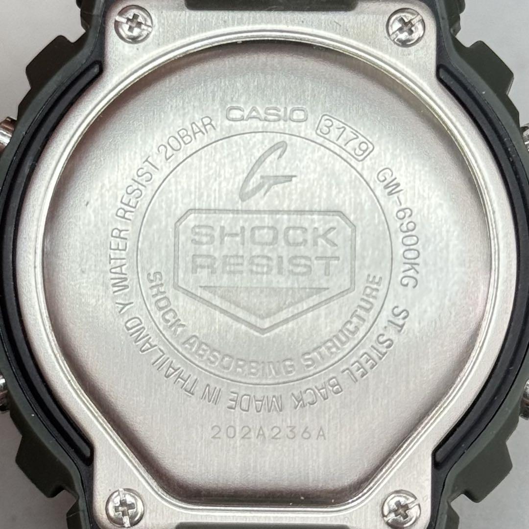 未使用 箱説タグ付 G-SHOCK GW-6900KG 電波ソーラー カーキ