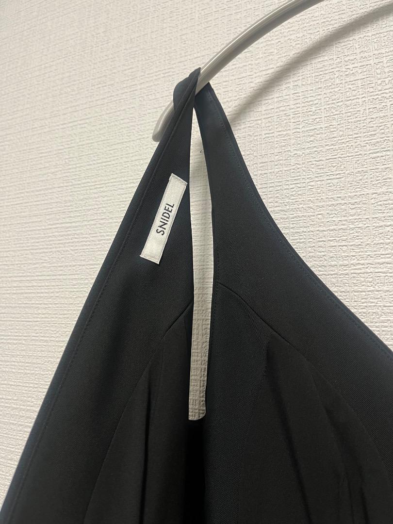 snidel スナイデル　フロントデザインナロージャンスカ　サイズ1 ブラック