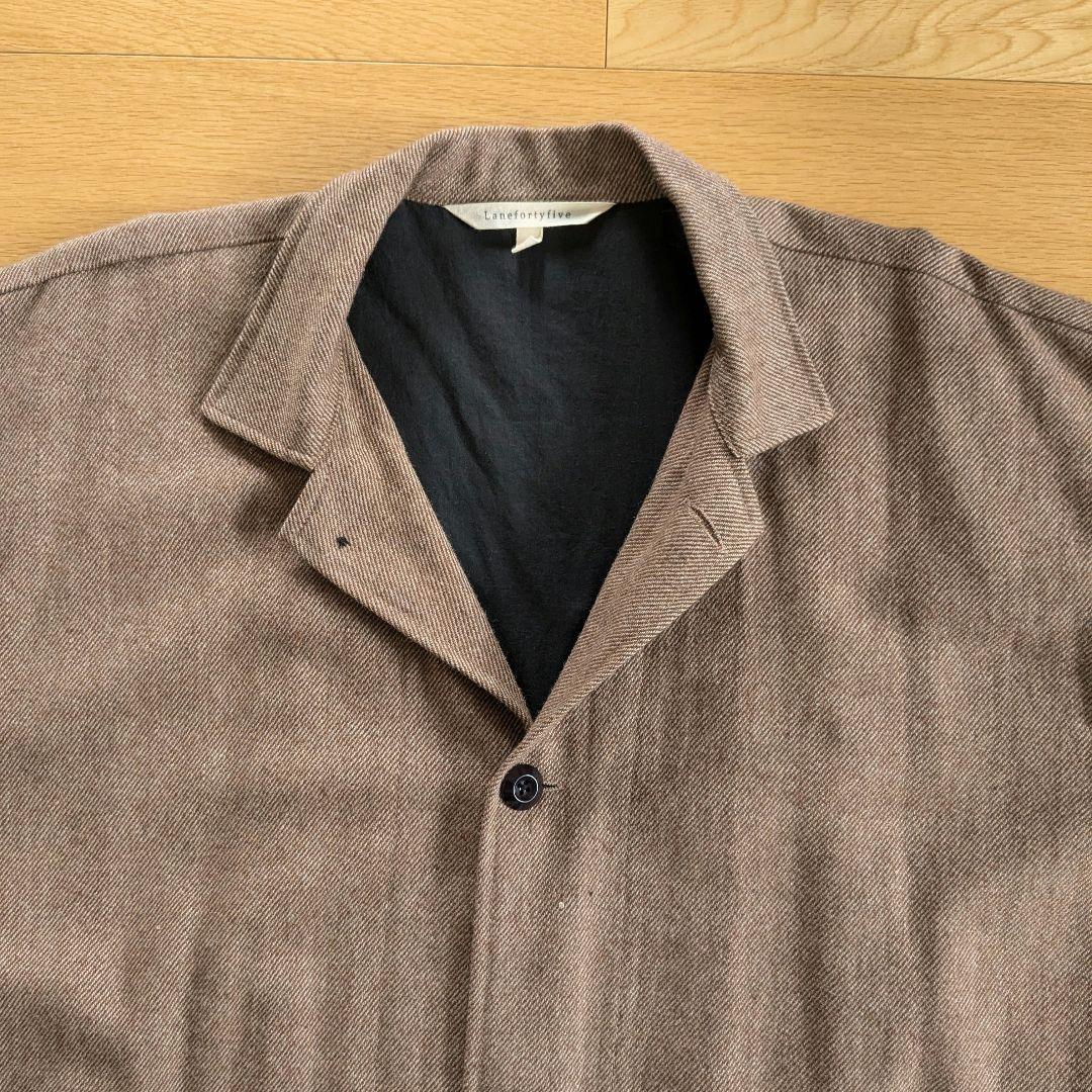 Lane Fortyfive ウール オーバーサイズ ロングコート Lane Fortyfive ウール オーバーサイズ ロングコート - メルカリ