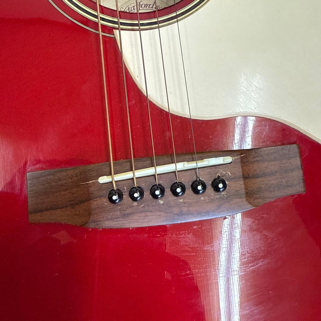 Stafford アコースティックギター レッド SAD-600 - メルカリ