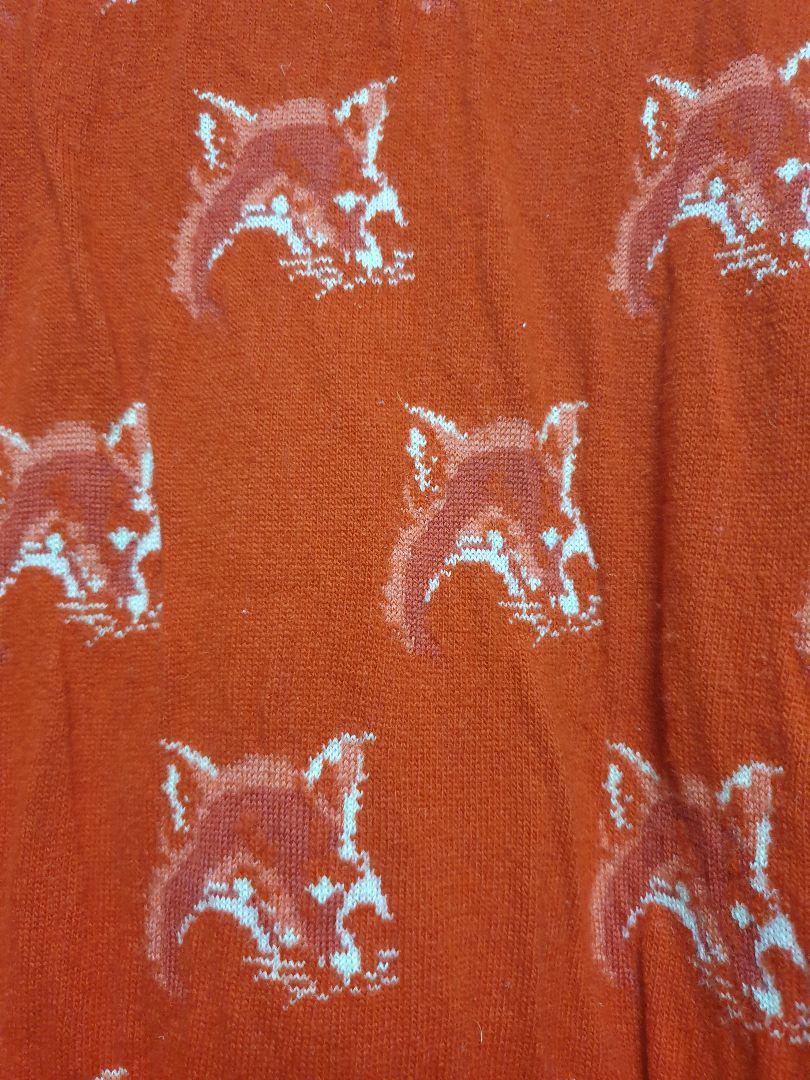 【レア】メゾンキツネ MAISON KITSUNE セーター ニット 赤 レッド