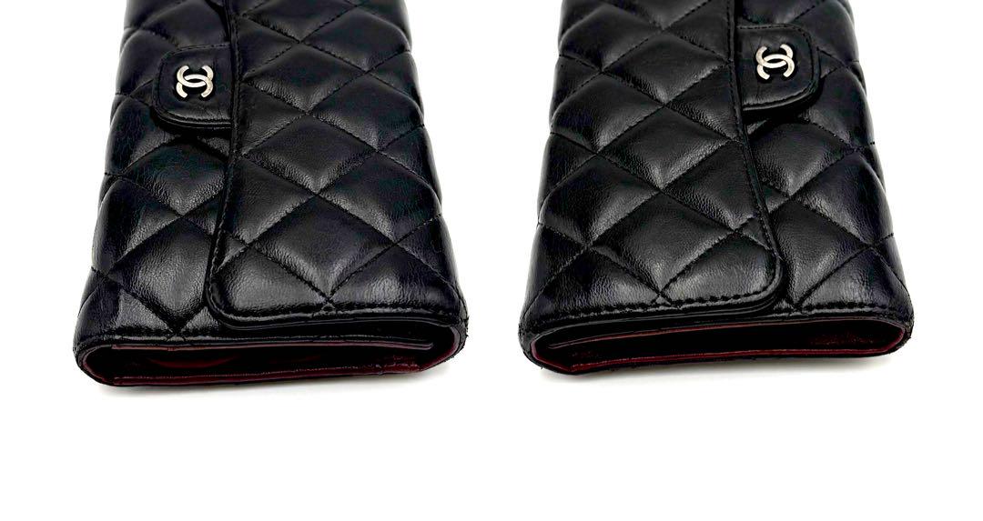 CHANEL シャネル 三つ折り財布 長財布 ココマーク キルティング