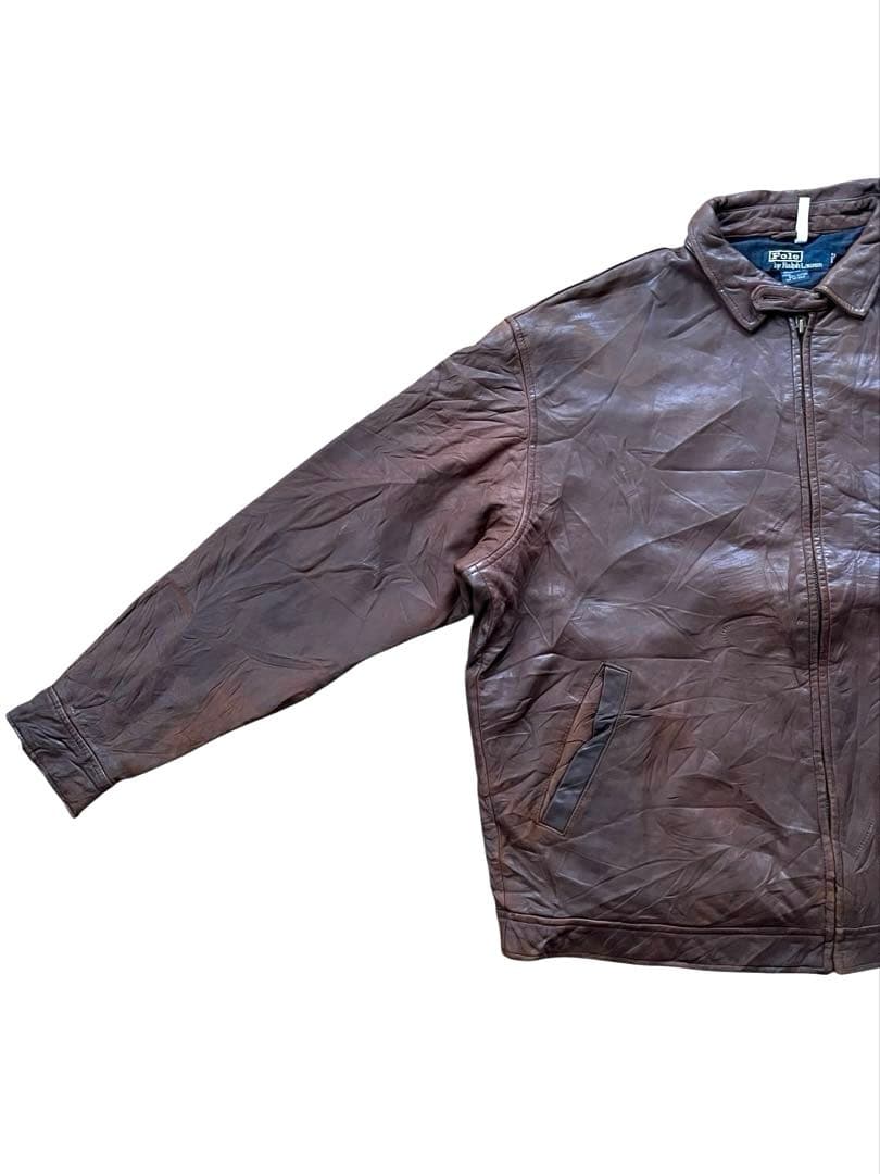 Polo by Ralph Laurenポロラルフローレンレザースウィングトップ Polo by Ralph Laurenポロラルフローレンレザースウィングトップ